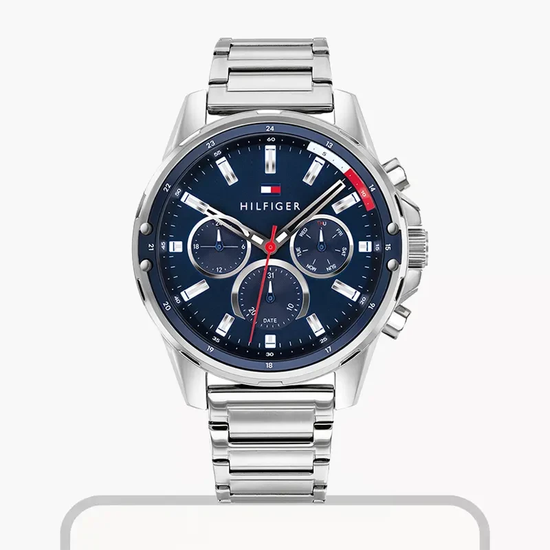 Tommy Hilfiger Mason Sports Blue Dial Men's Watch- 1791788